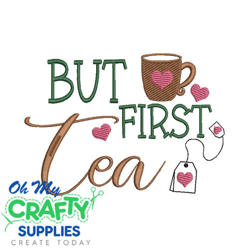 First Tea 731 Embroidery Design