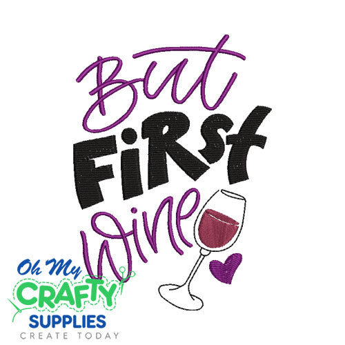 First Wine 88 Embroidery Design