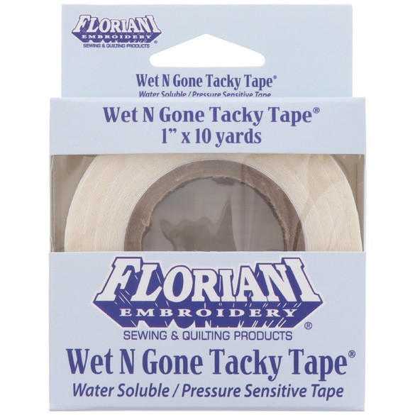 Floriani Wet N Gone Tacky Tape Size 1" x 10yds