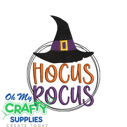 Hocus Pocus Witch 88 Emboridery Design