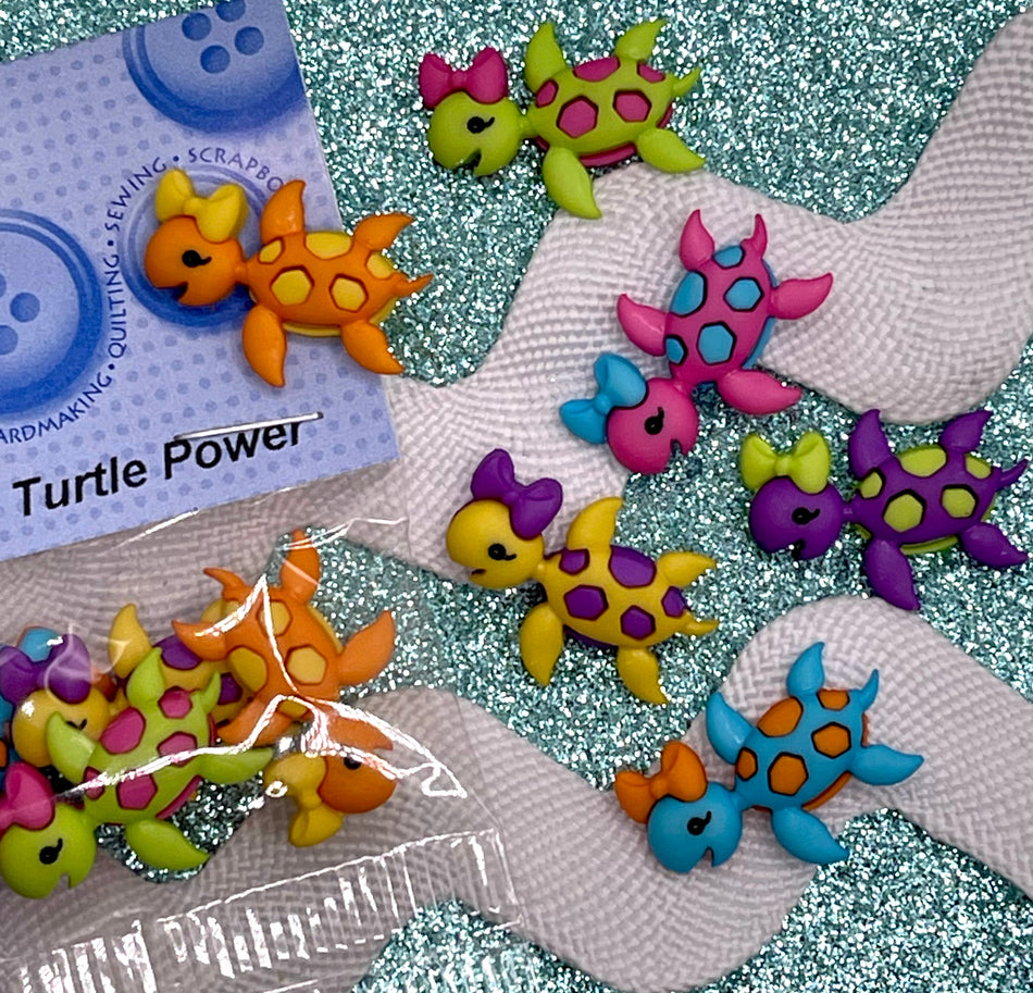 Dress It Up Buttons -                                                                       Turtle Power