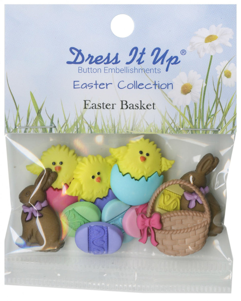 Easter Basket Button Bag