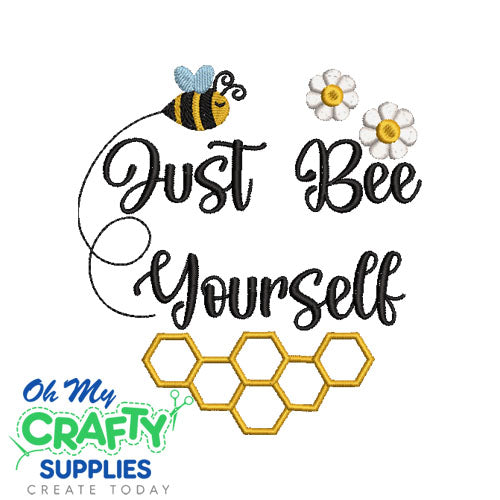 Just Bee Yourself 725 Embroidery Design