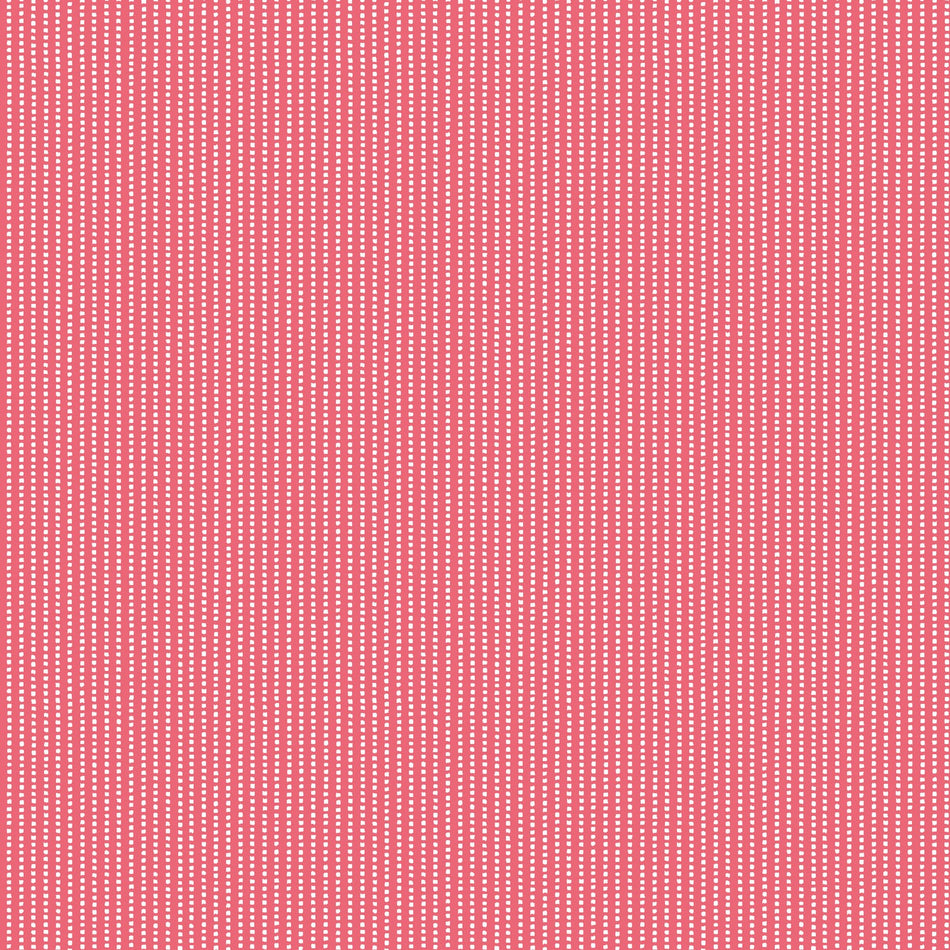 Vintage Flora Perforated Stripe (Pink) 1/2 yard