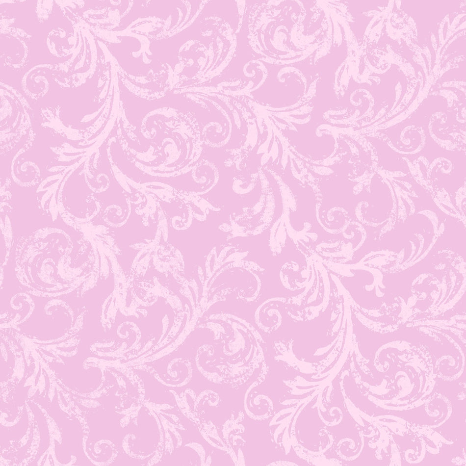 Sugar Lilac Scroll (Pink) 1/2 yard