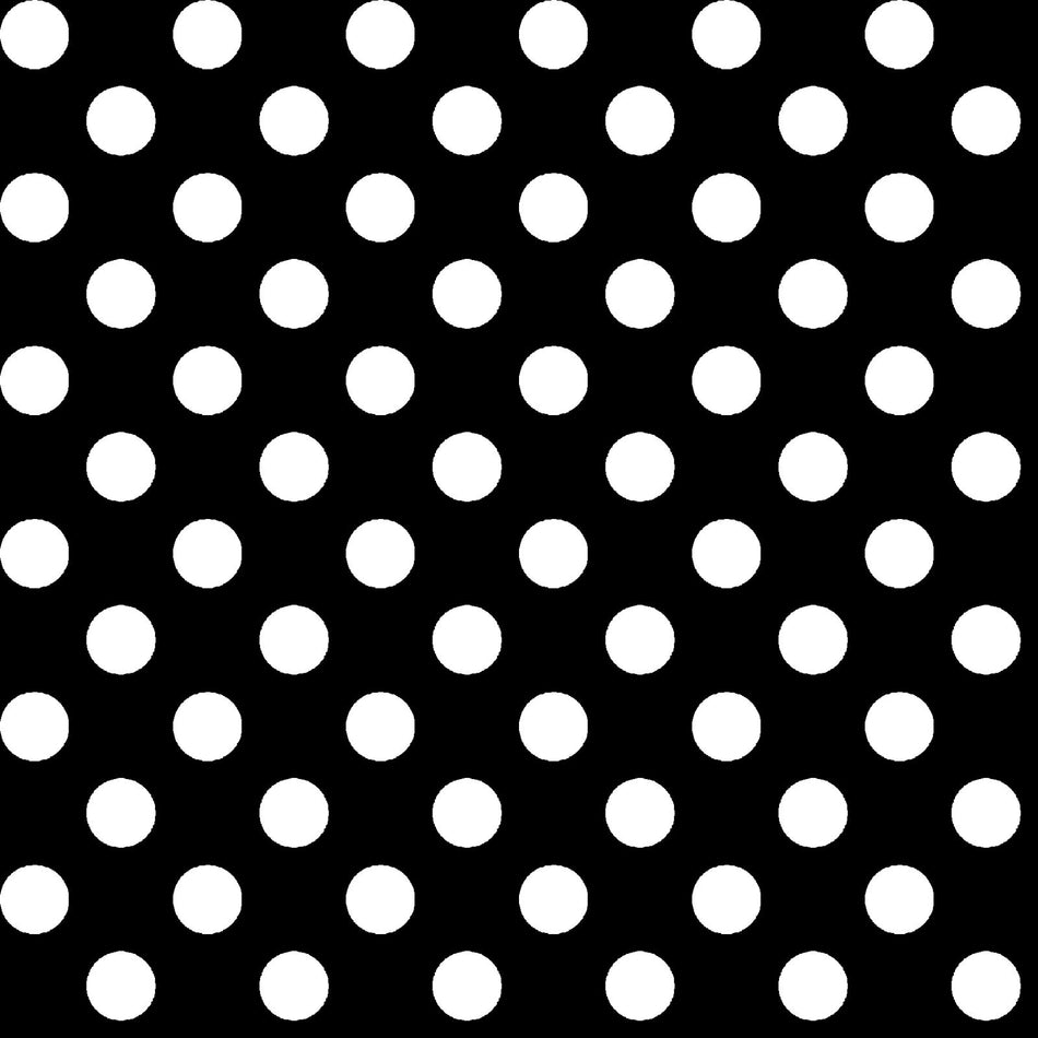 Kimberbell Basics Dots (Black) 1/2 yard