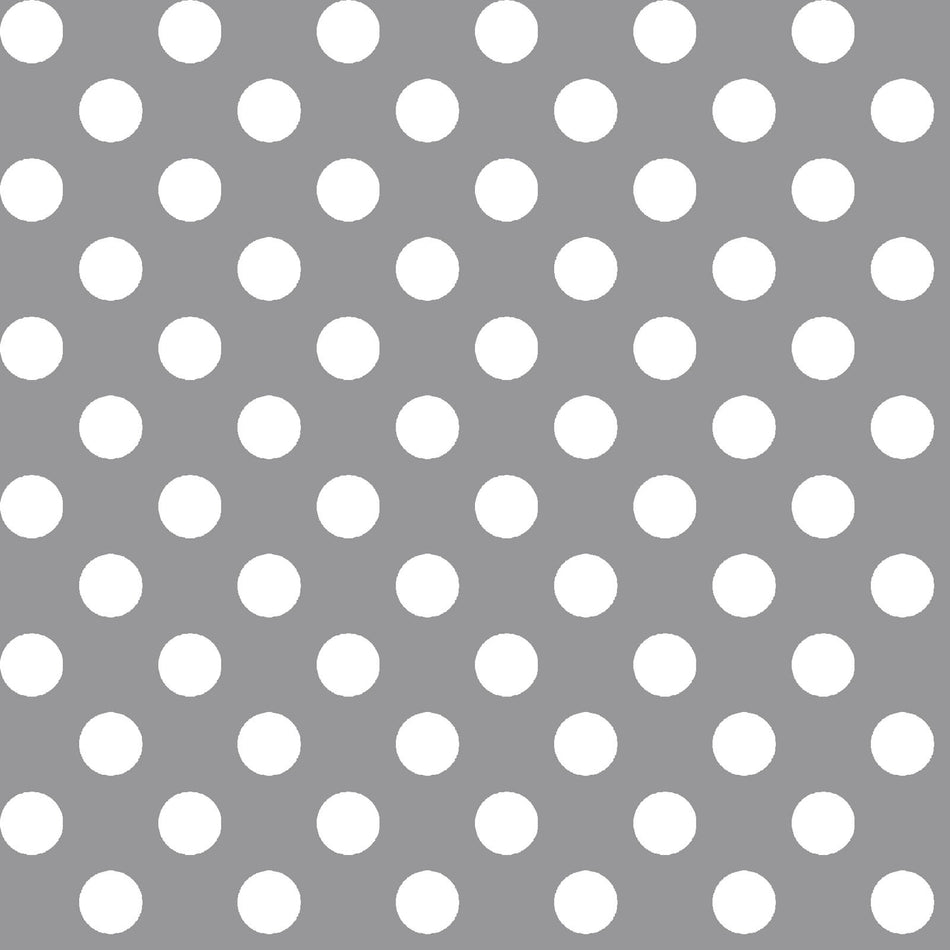 Kimberbell Basics Dots (Grey) 1/2 yard