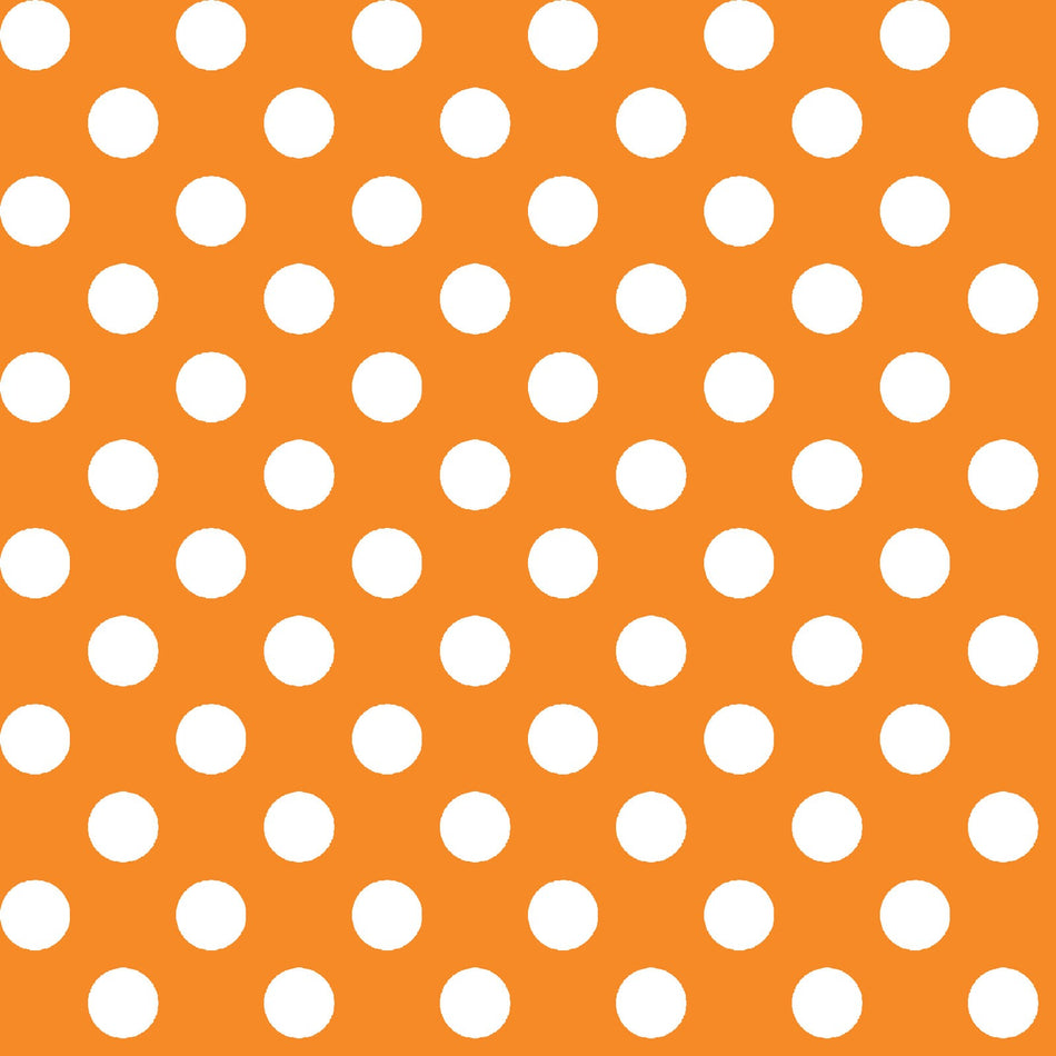 Kimberbell Basics Dots (Orange) 1/2 yard