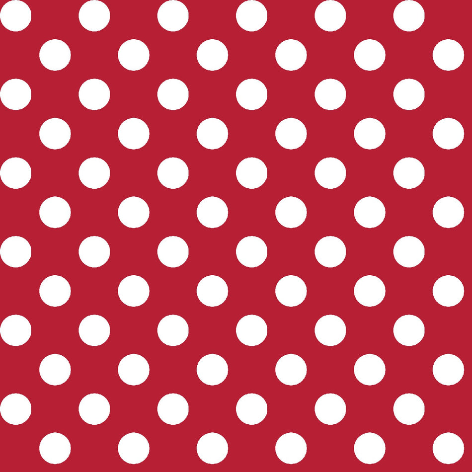 Kimberbell Basics Dots (Red) 1/2 yard