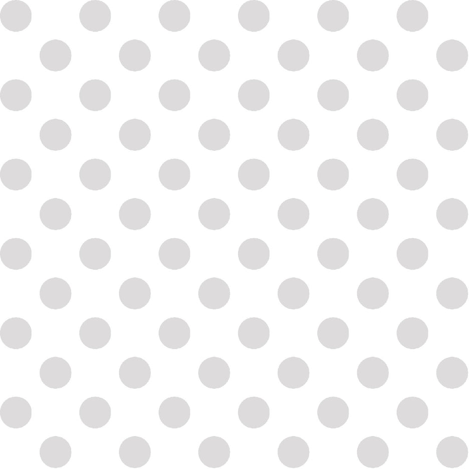 Kimberbell Basics Dots (White on White)  1/2 yard