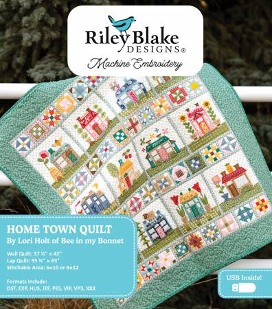Machine Embroidery Home Town Quilt Projects