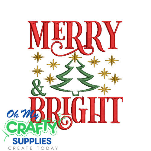 Merry Bright 1013 Embroidery Design