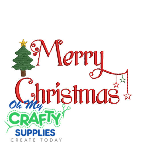 Merry Christmas 111523 Embroidery Design