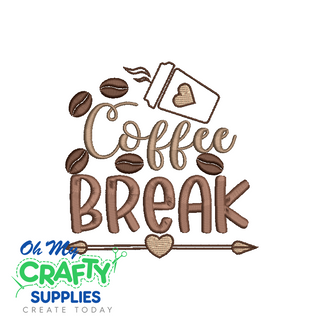 Coffee Break 823 Embroidery Design