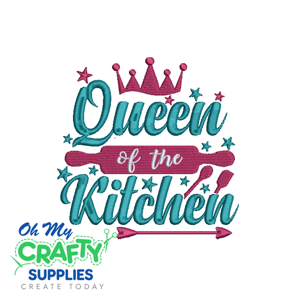 Queen of the Kitchen 76 Embroidery Design