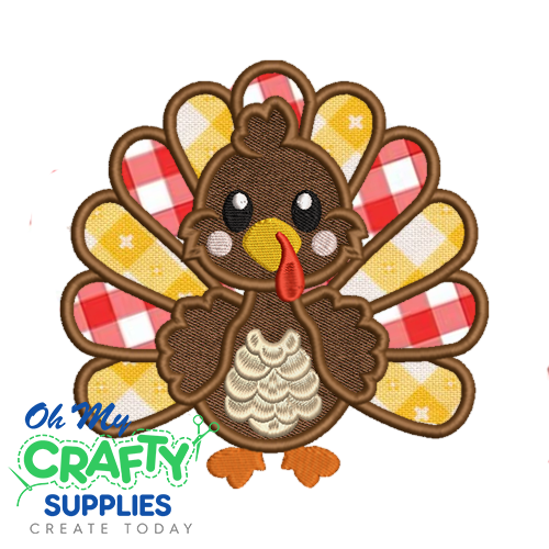 Turkey Applique Embroidery Design