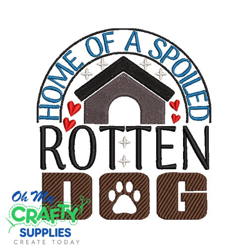 Rotten Dog 36 Embroidery Design