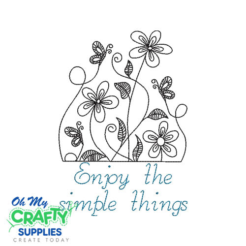 Simple Things 58 Embroidery Design
