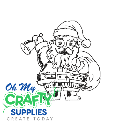 Sketch Santa 128 Embroidery Design