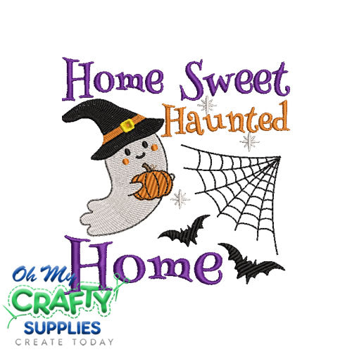 Sweet Haunted Home Embroidery Design