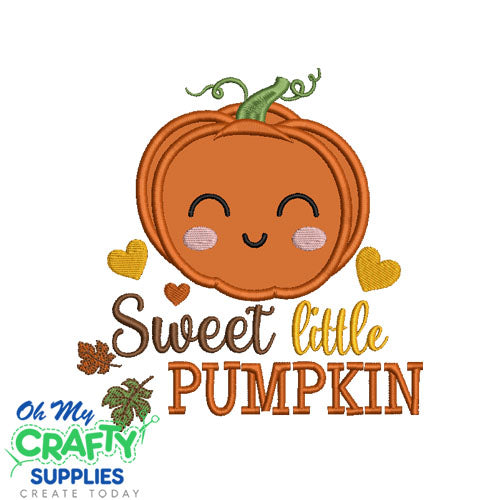 Sweet Pumpkin 1024 Applique Design