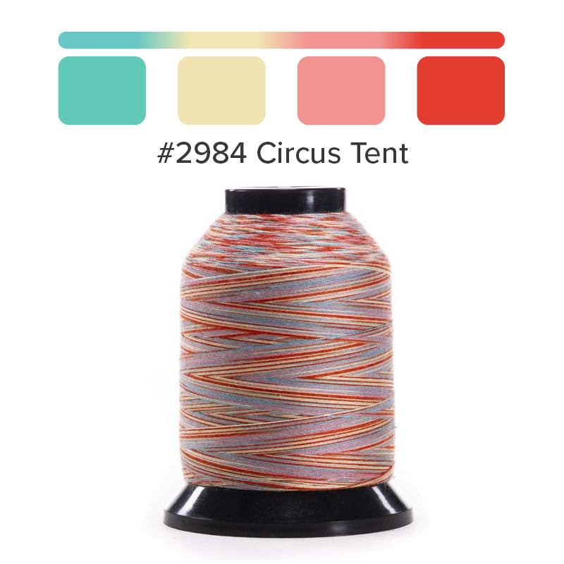 Finesse Thread - Variegated -#2984 Circus Tent