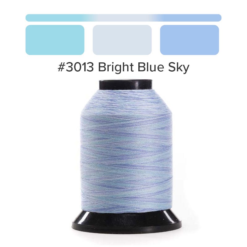 Finesse Thread - Variegated -#3013 Bright Blue Sky