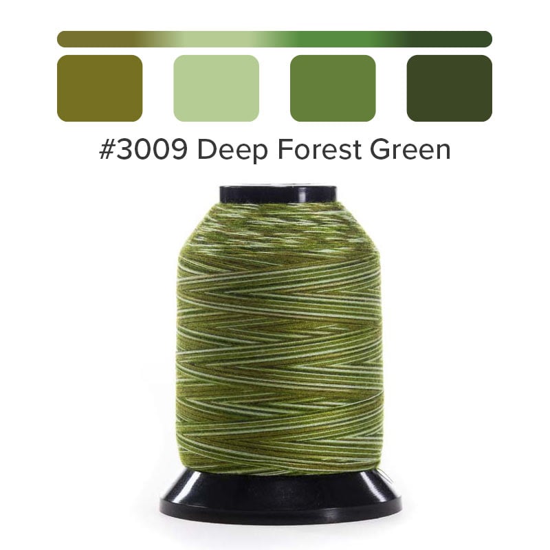 Finesse Thread - Variegated -#3009 Deep Forest Green