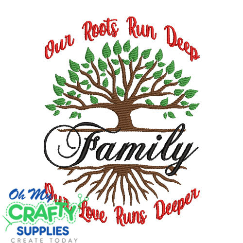 Deeper Roots Embroidery Design