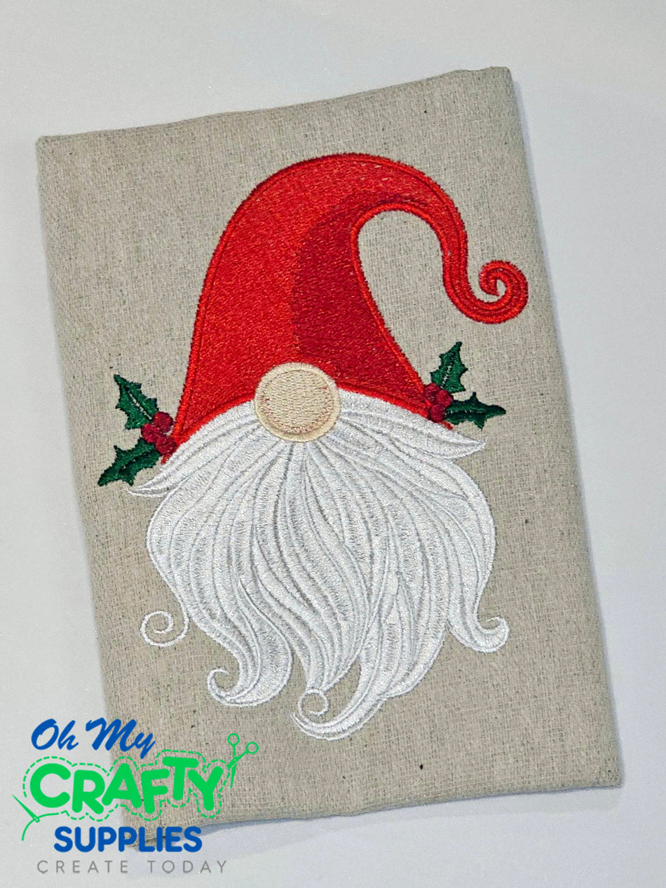 Santa Gnome 1120 Embroidery Design