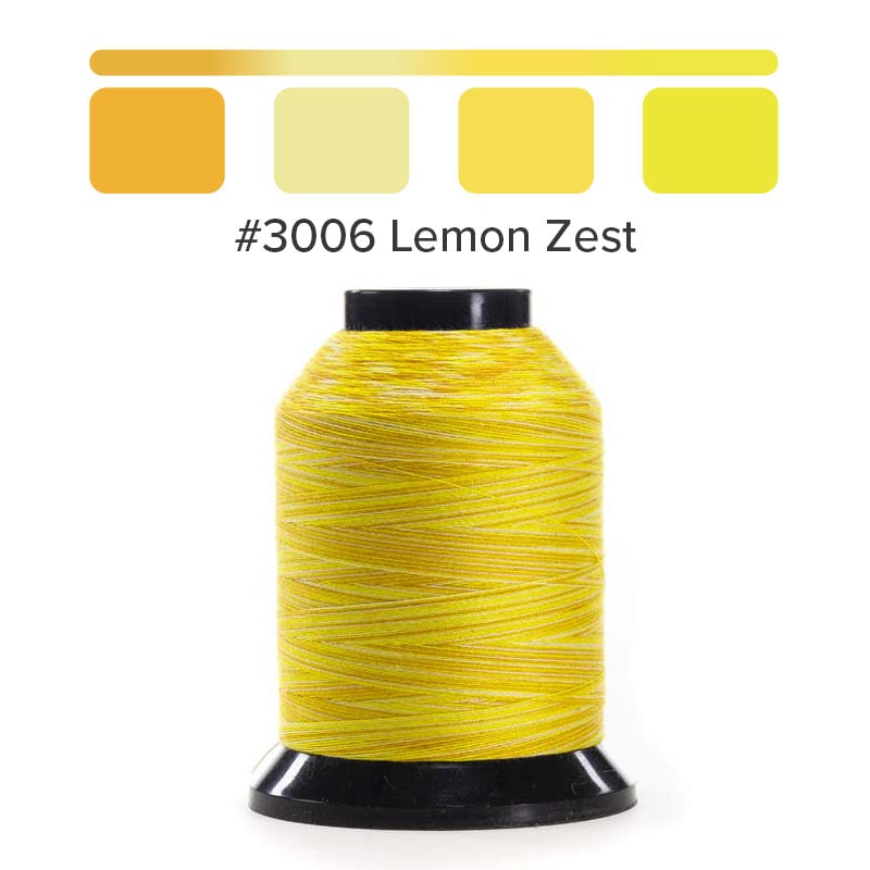 Finesse Thread - Variegated -#3006 Lemon Zest