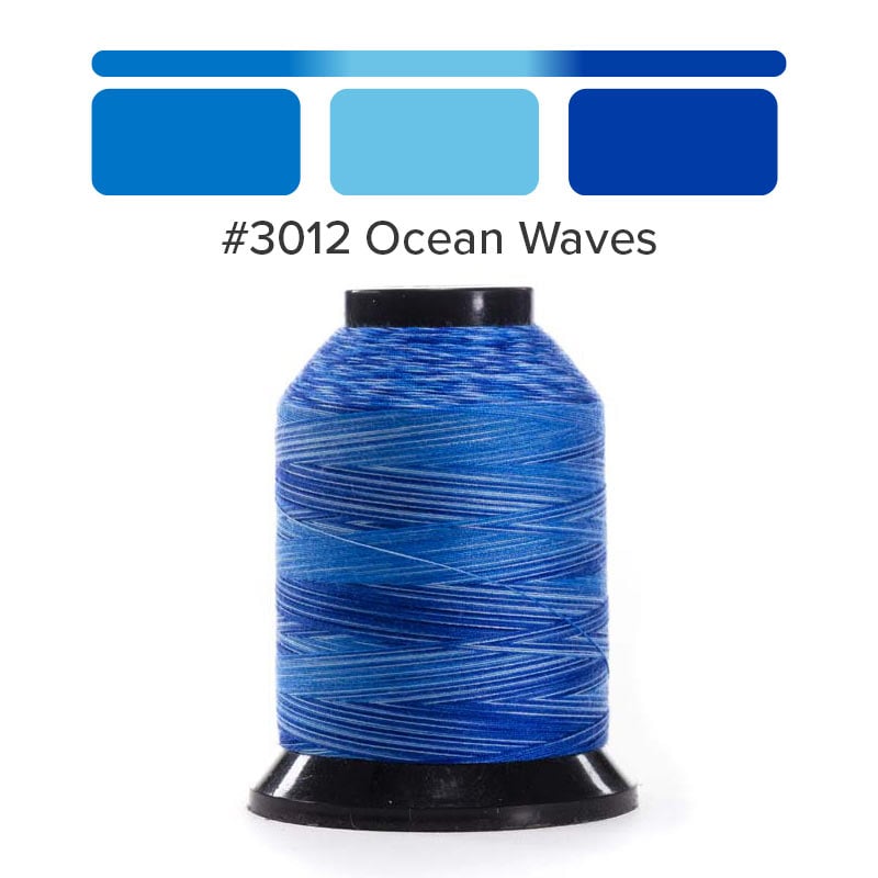 Finesse Thread - Variegated -#3012 Ocean Waves