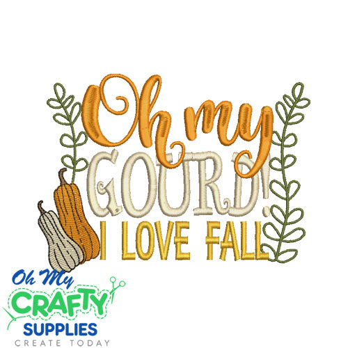 Oh My Gourd 79 Embroidery Design