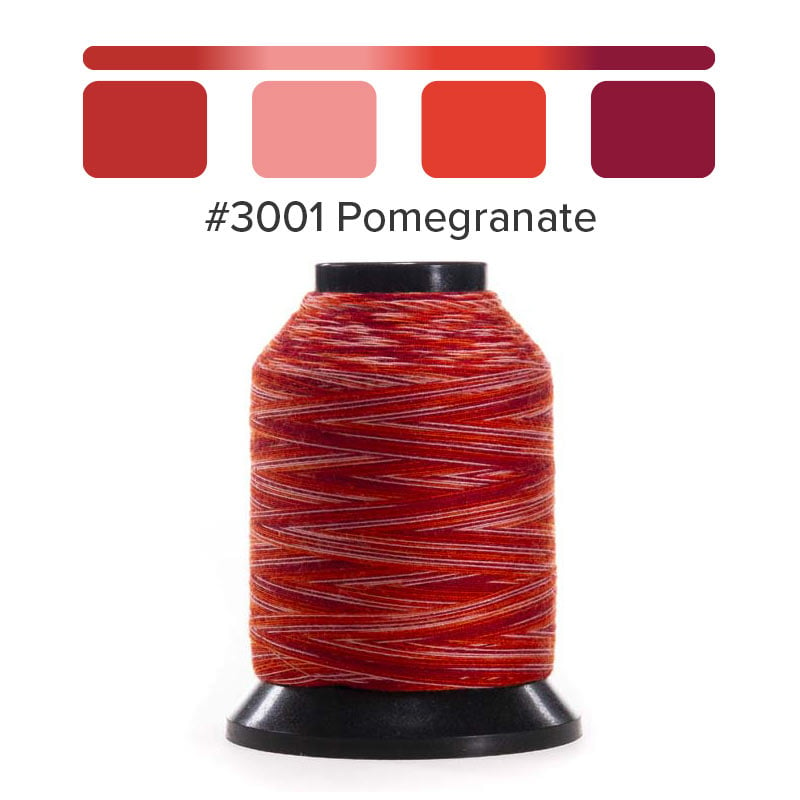 Finesse Thread - Variegated -#3001 Pomegranate