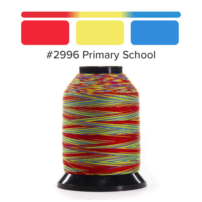 Finesse Thread - Variegated -#2996 Primary School