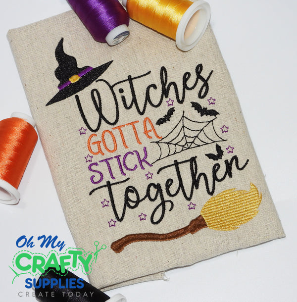 Witches Together 91623 Embroidery Design