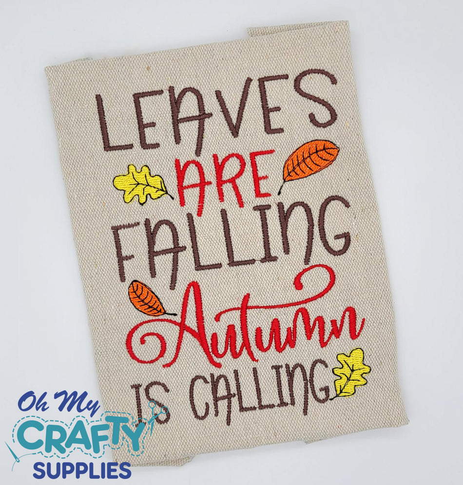 Leaves Falling Autumn 2020 Embroidery Design