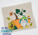Fall Latte Gnome Embroidery Design
