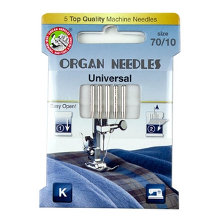 ORGAN Universal Size 70, 5 Needles per Eco pack