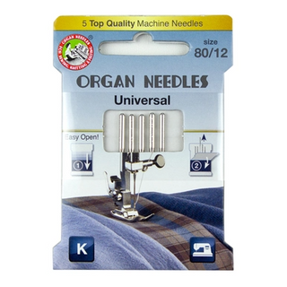 ORGAN Universal Size 80, 5 Needles per Eco pack