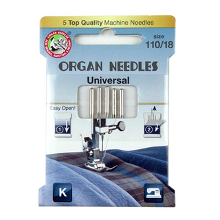 ORGAN Universal Size 110, 5 Needles per Eco pack