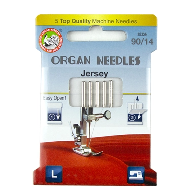 ORGAN Jersey Size 90, 5 Needles per Eco pack