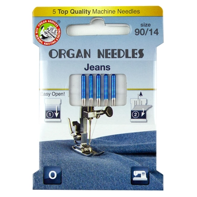 ORGAN Jeans Size 90, 5 Needles per Eco pack