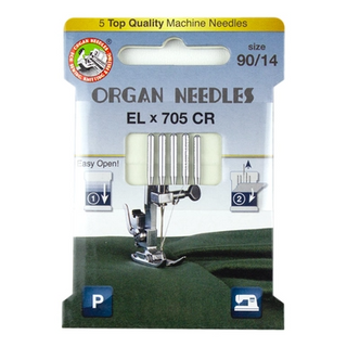 ORGAN Elx705 Chromium Size 90, 5 Needles per Eco pack
