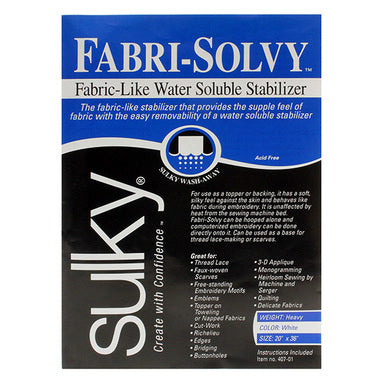 Fabri-Solvy 20" X 1yd Pack