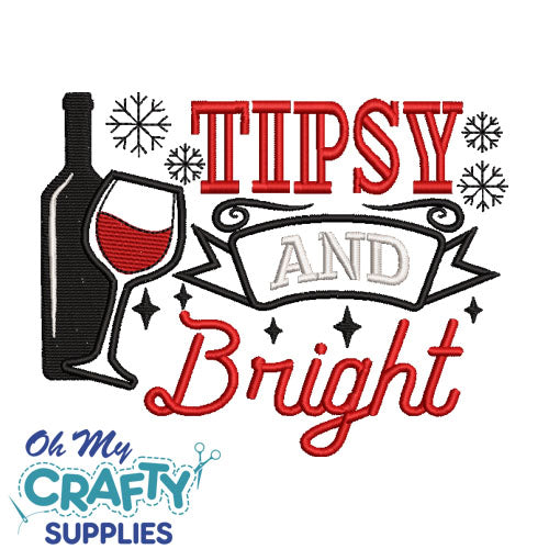 Tipsy and Bright 112 Embroidery Design