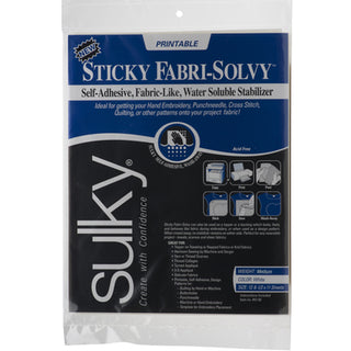 Sticky Fabri-Solvy 8.5