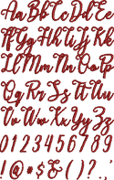 Harmony Font Bundle Set Embroidery Font (BX Included)