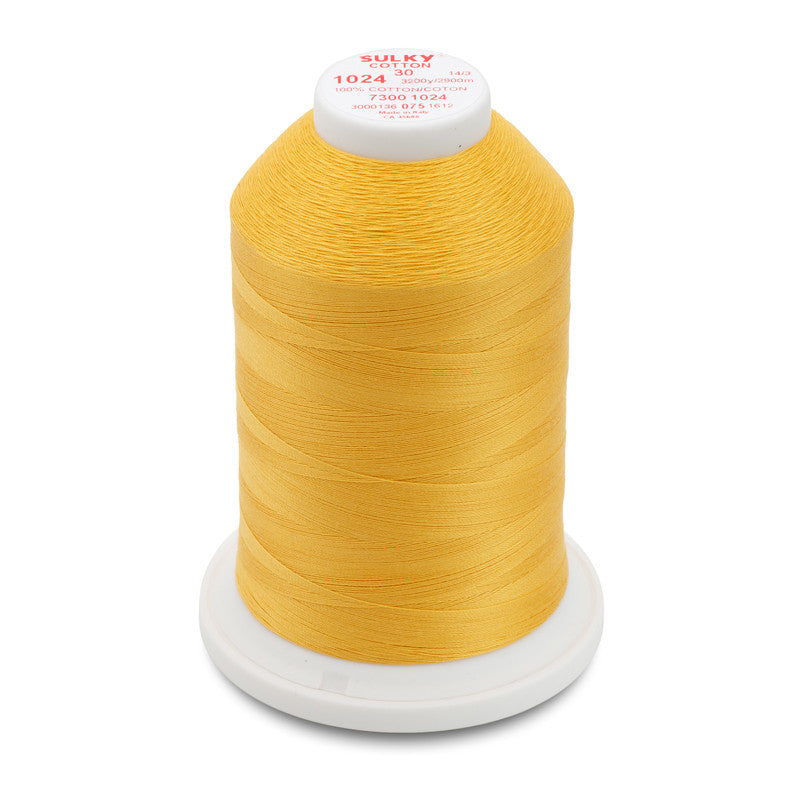 Sulky 30 Wt. Cotton Thread  Goldenrod