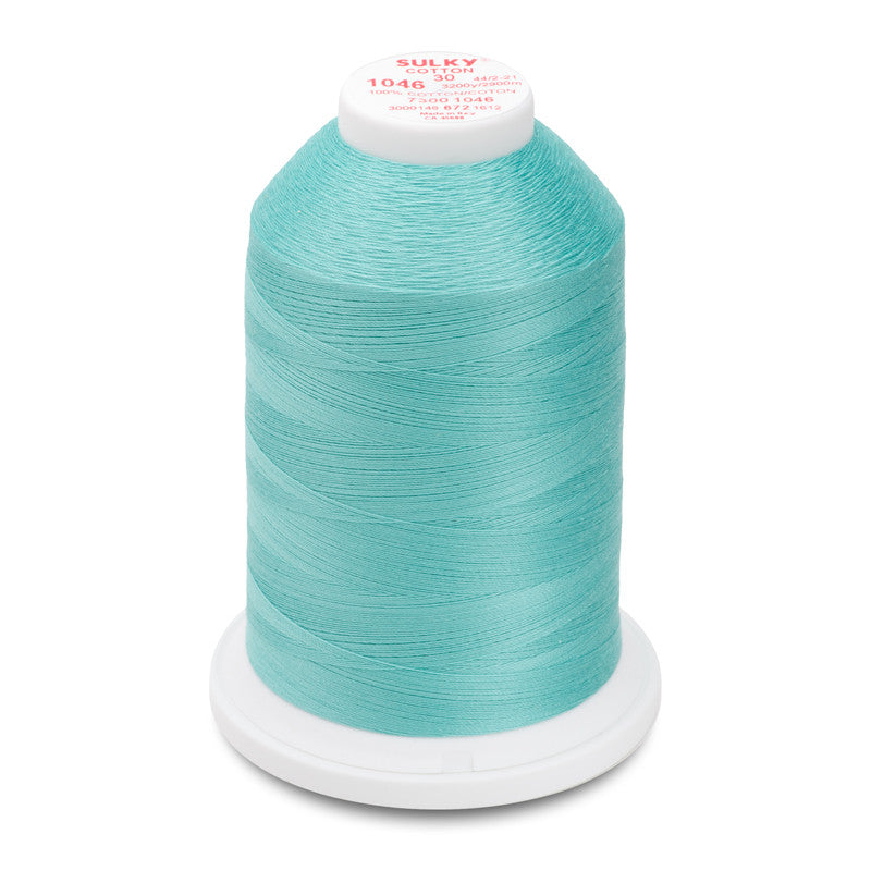 Sulky 30 Wt. Cotton Thread  Teal